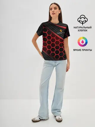 Женская базовая футболка / PORSCHE | ПОРШЕ