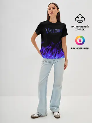 Женская базовая футболка / Valheim
