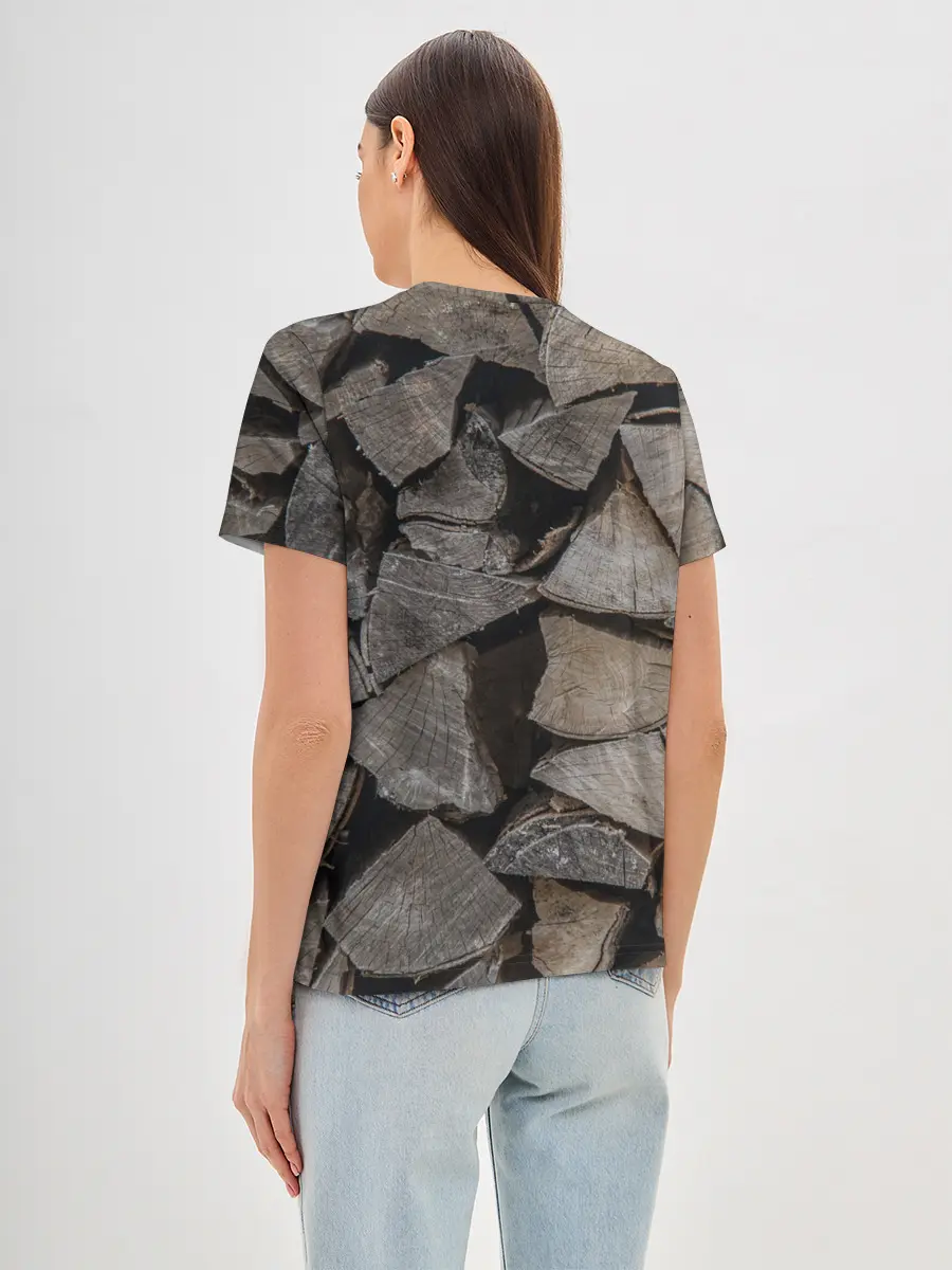 Женская базовая футболка / ДРОВА