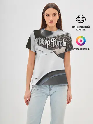 Женская базовая футболка / Deep Purple