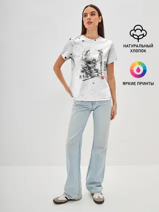 Женская базовая футболка / Токийский гуль