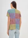 Женская базовая футболка / Patchwork