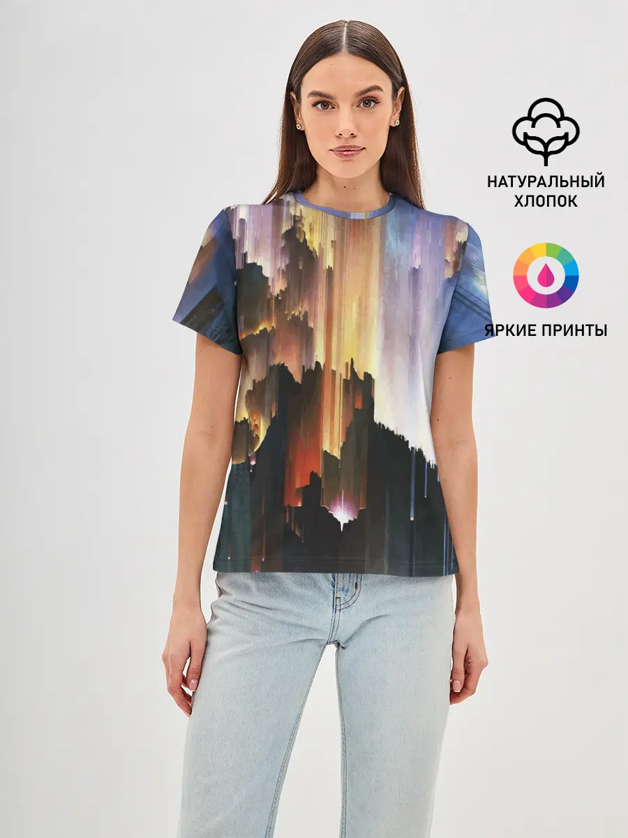 Женская базовая футболка / Space