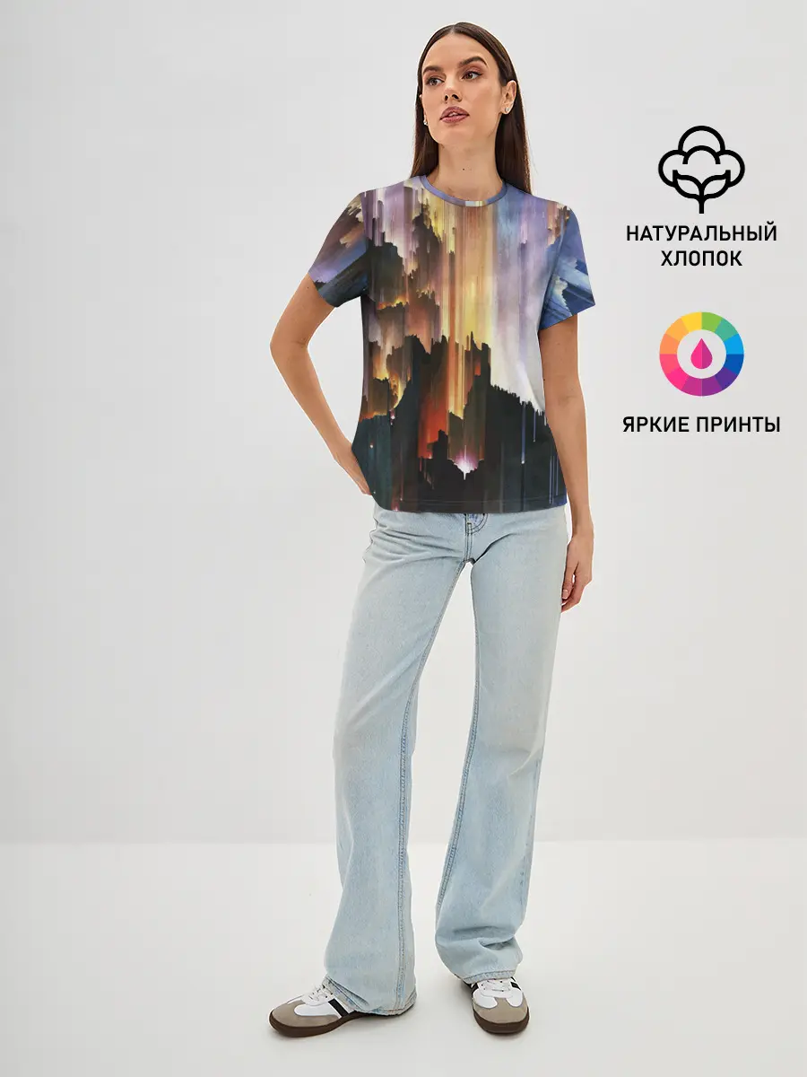 Женская базовая футболка / Space