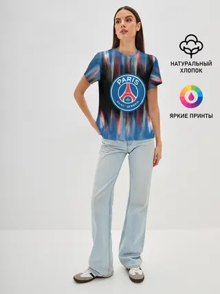 Женская базовая футболка / PSG.