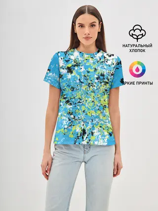 Женская базовая футболка / Абстракция