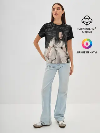 Женская базовая футболка / BILLIE EILISH - Where Do We Go