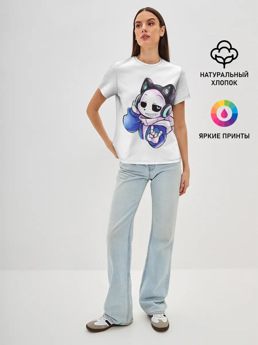 Женская базовая футболка / UNDERTALE