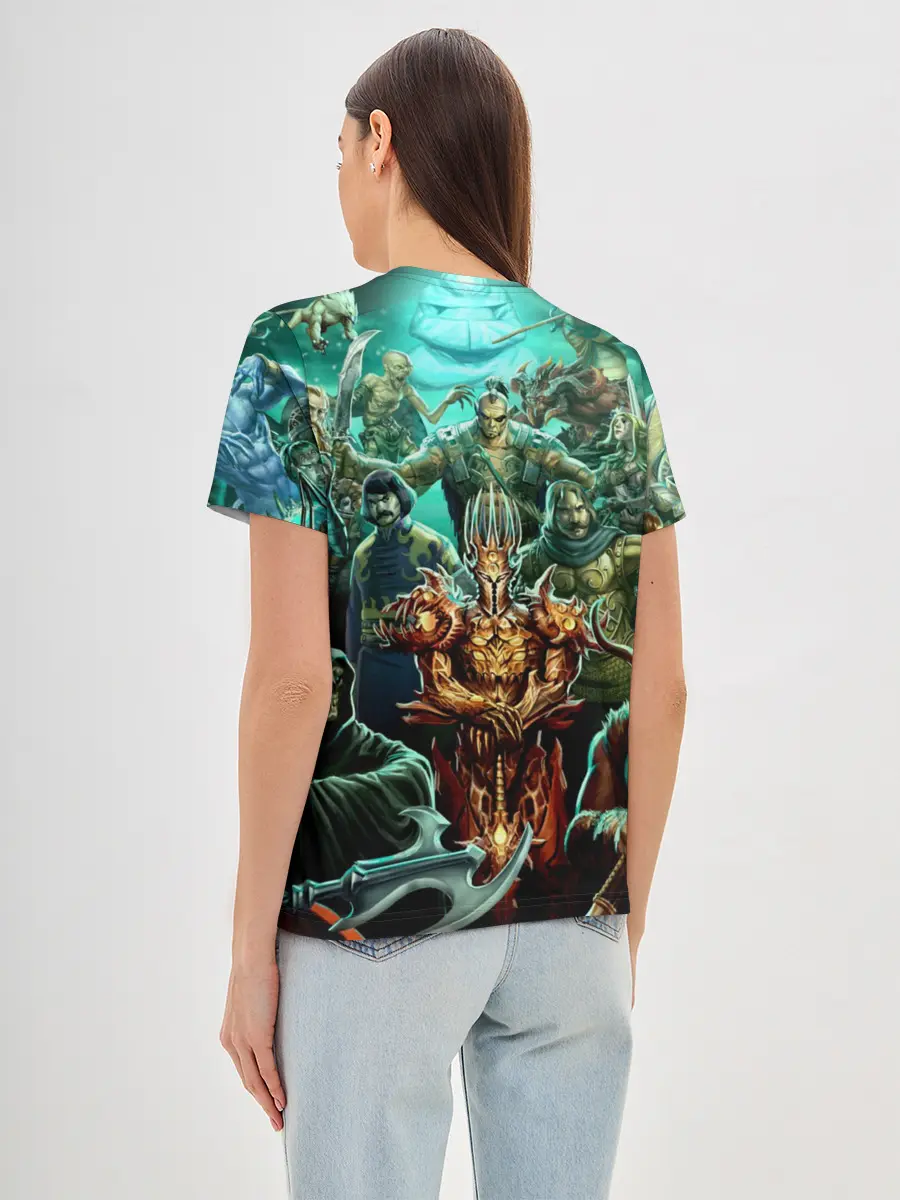 Женская базовая футболка / Герои