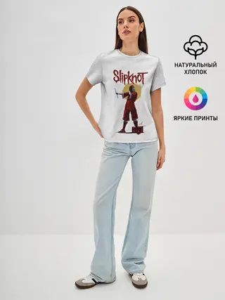 Женская базовая футболка / SLIPKNOT | СЛИПКНОТ