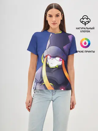 Женская базовая футболка / гениста франкс