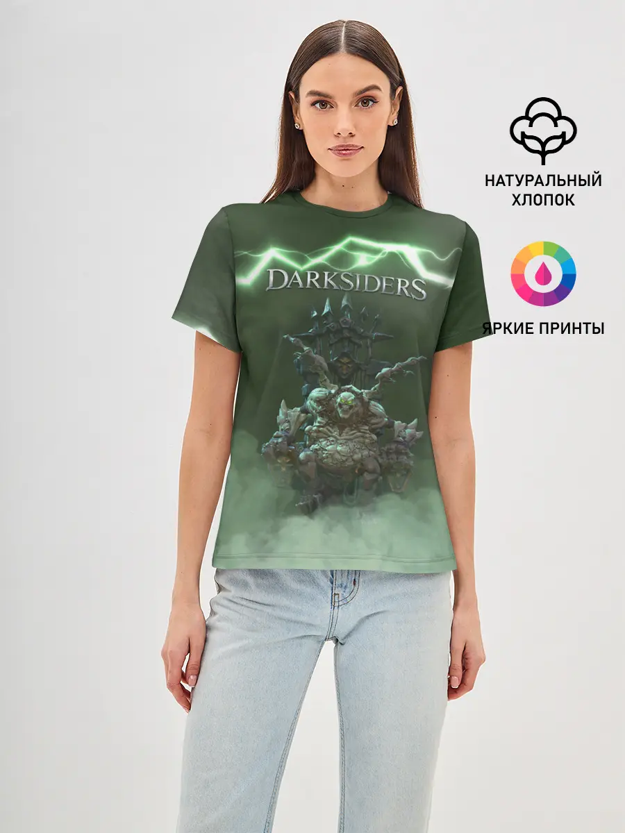 Женская базовая футболка / Darksiders | Гнев Войны