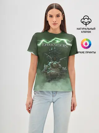 Женская базовая футболка / Darksiders | Гнев Войны