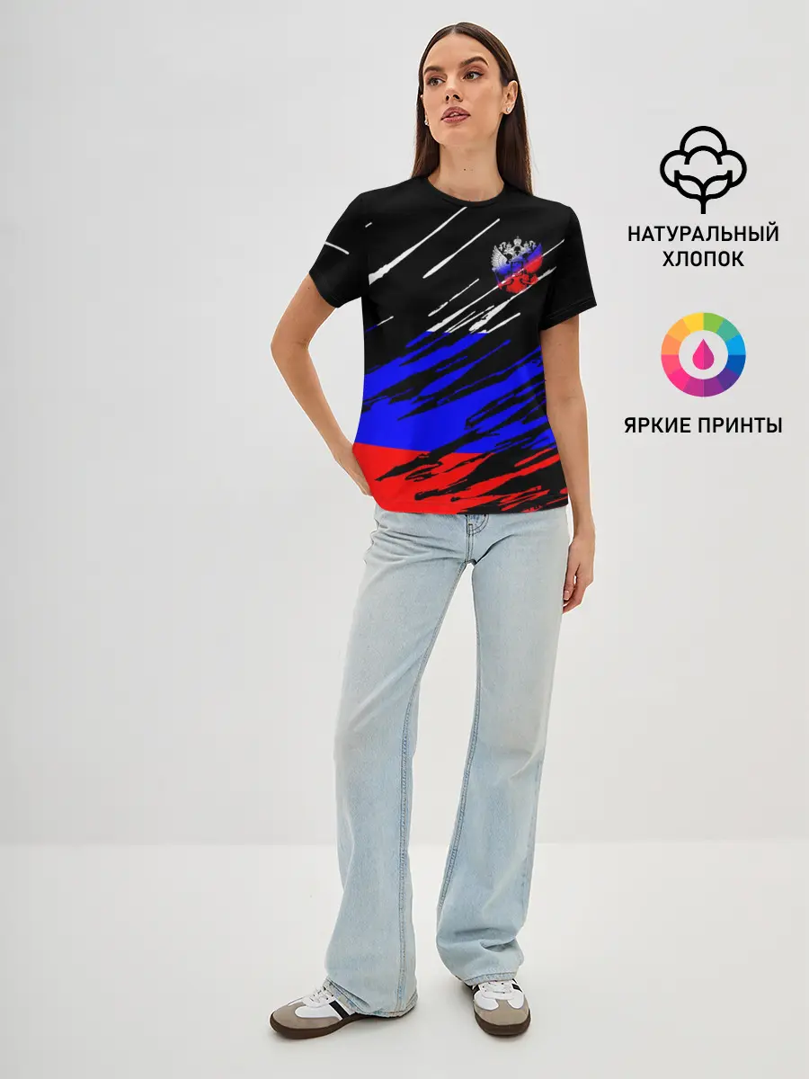 Женская базовая футболка / Русский Стиль