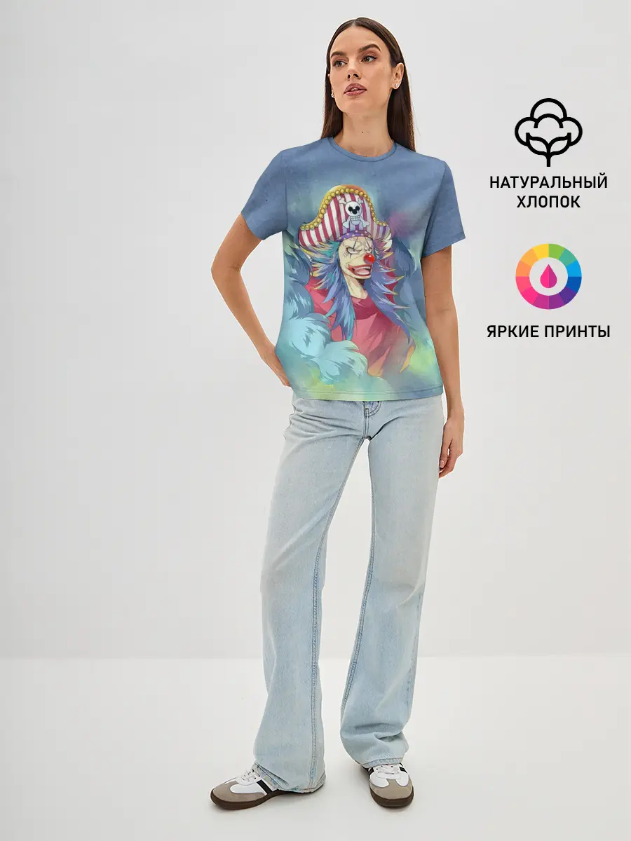 Женская базовая футболка / Клоун Багги