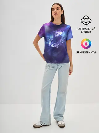 Женская базовая футболка / Рыбы