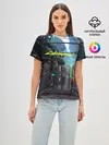 Женская базовая футболка / Cyber Punk 2077