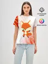 Женская базовая футболка / ЛИСИЧКА / FOXY