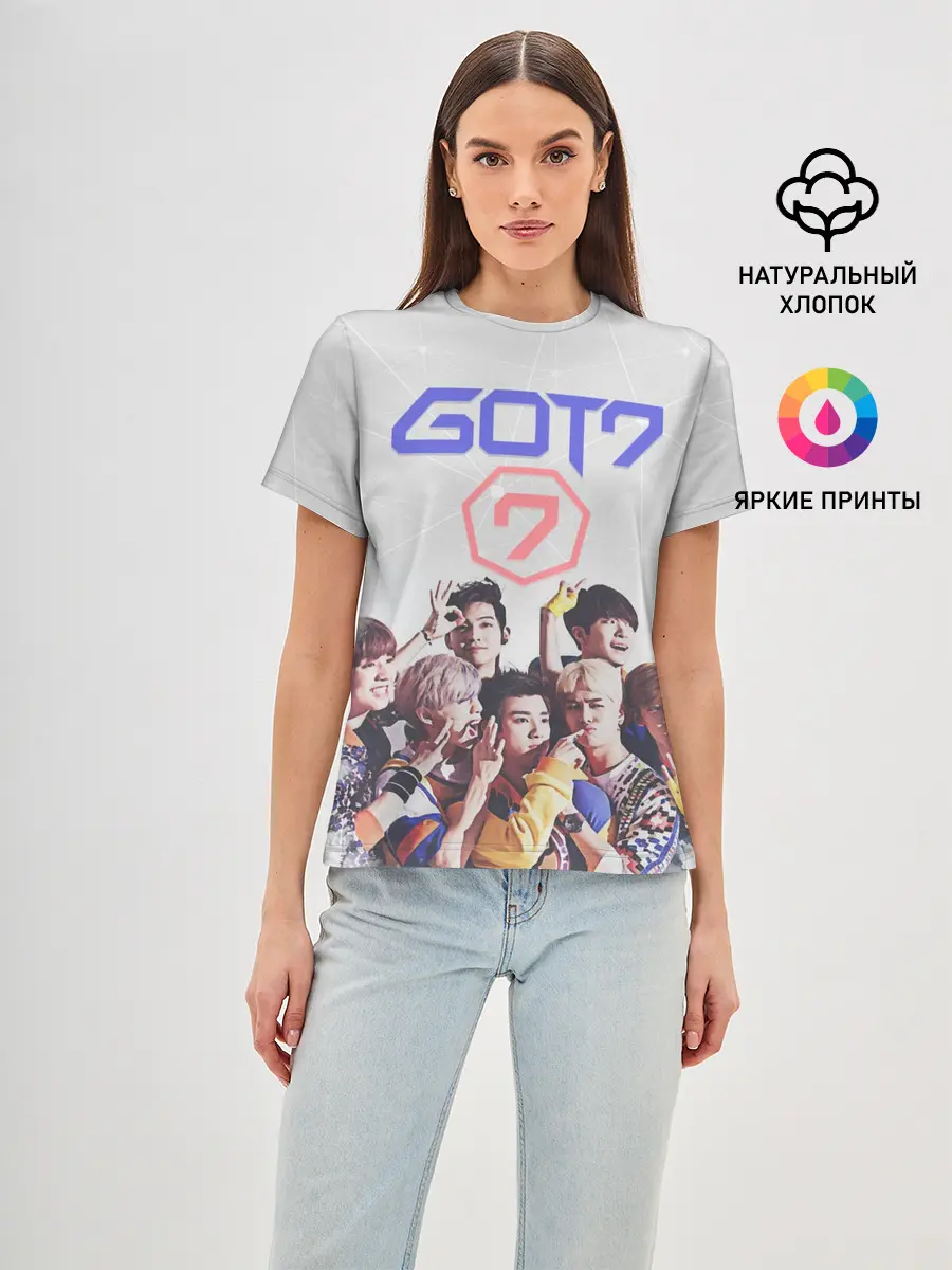 Женская базовая футболка / Got7