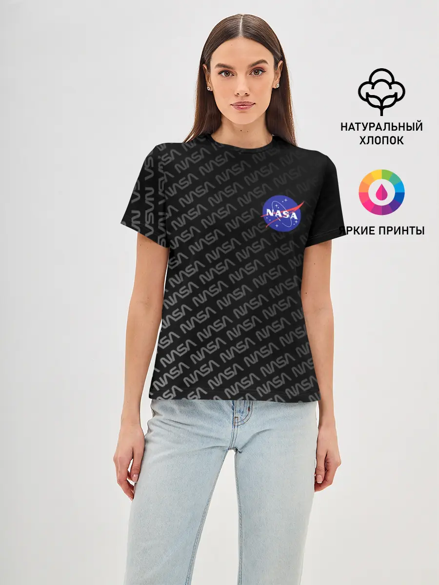 Женская базовая футболка / NASA
