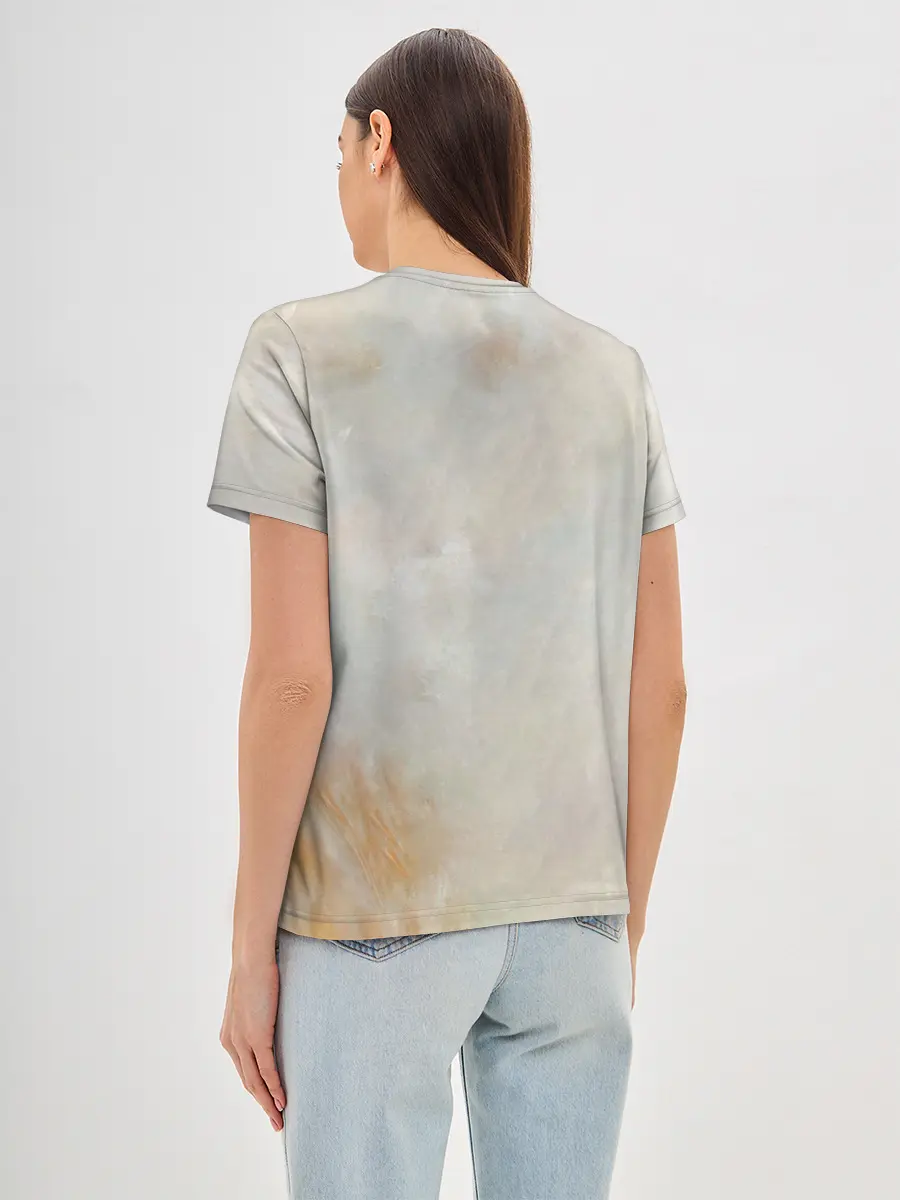 Женская базовая футболка / Розэ маслом