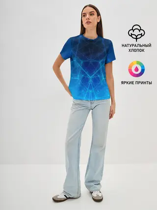 Женская базовая футболка / НЕОНОВАЯ ЗАЩИТА