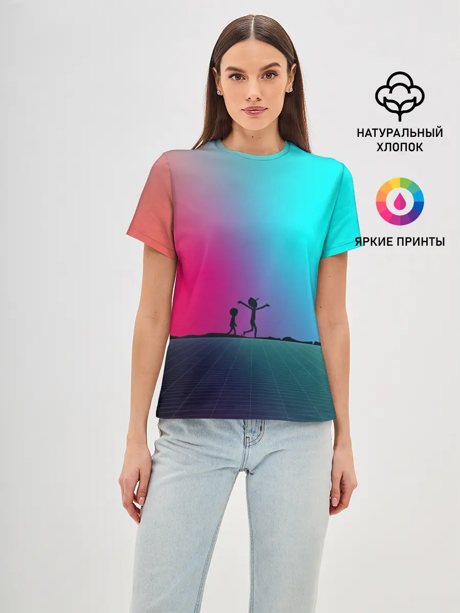 Женская базовая футболка / Open World