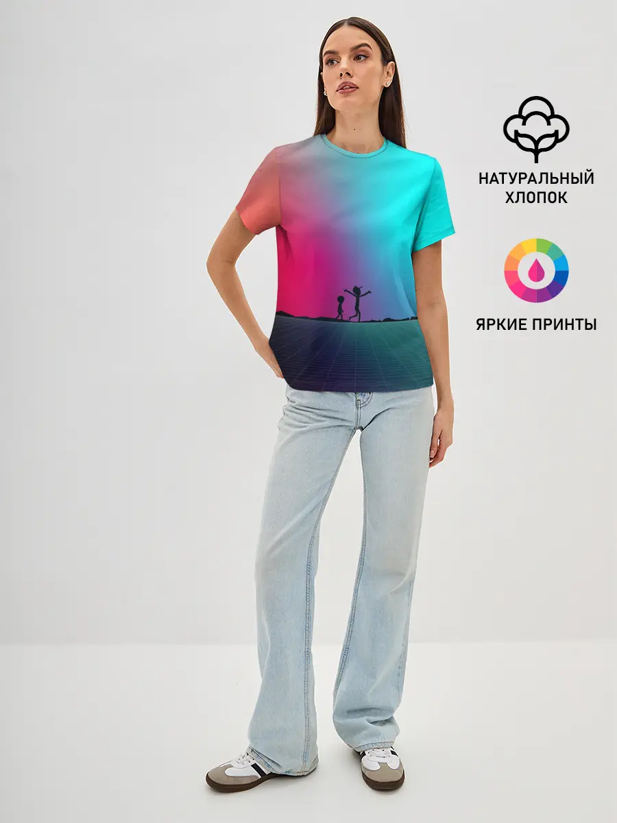 Женская базовая футболка / Open World