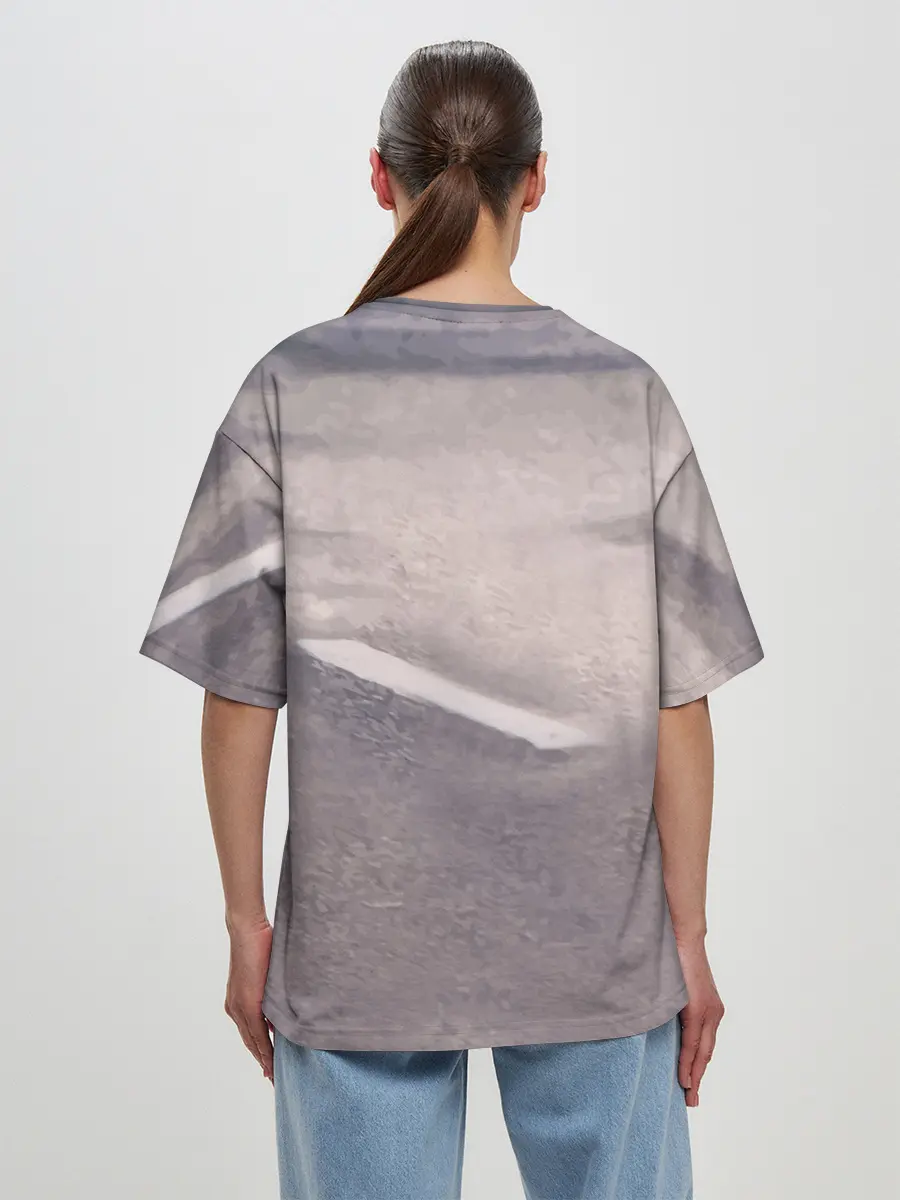 Женская футболка оверсайз / ЪУЪ СЪУКА