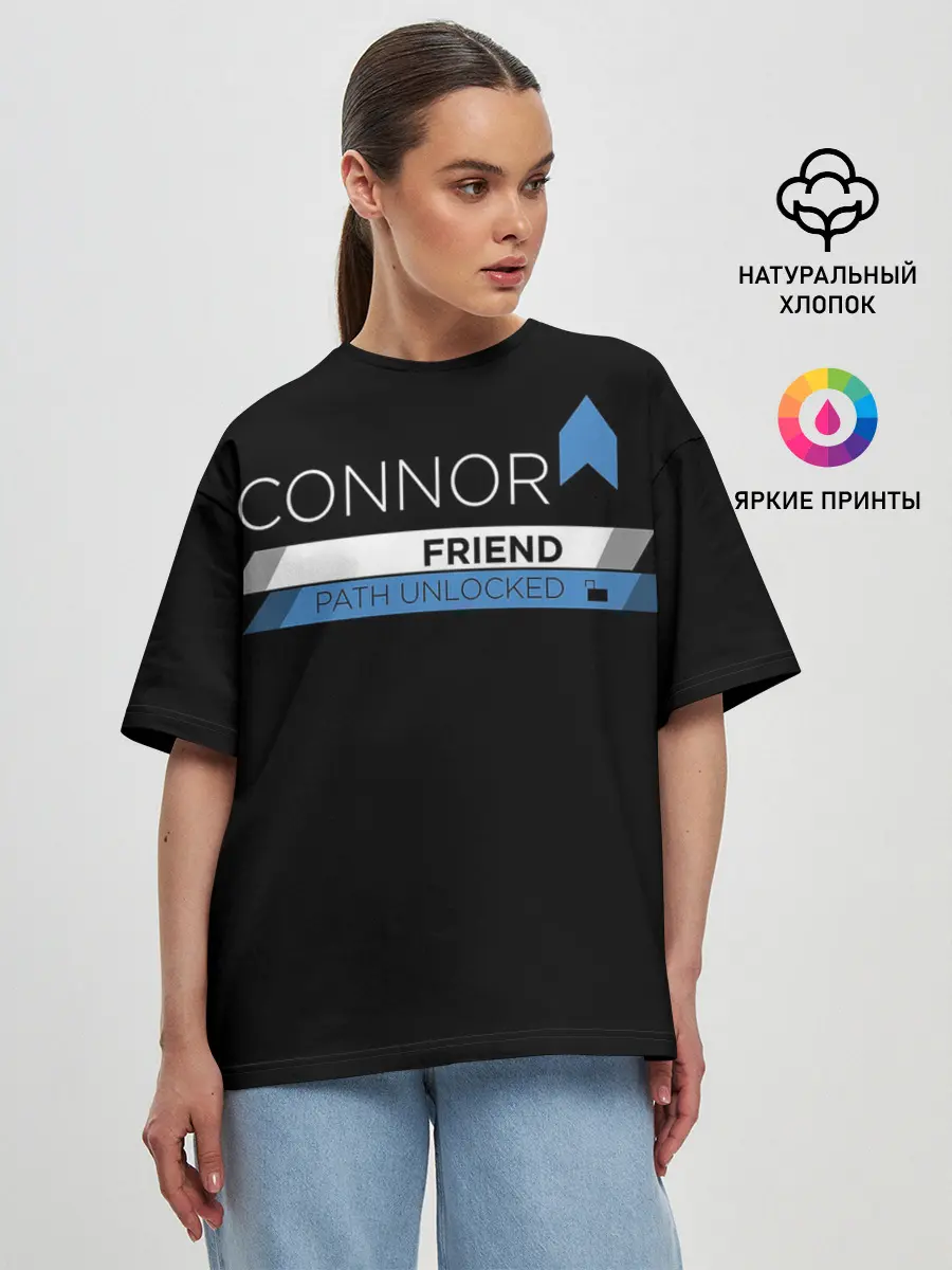 Женская футболка оверсайз / CONNOR FRIEND