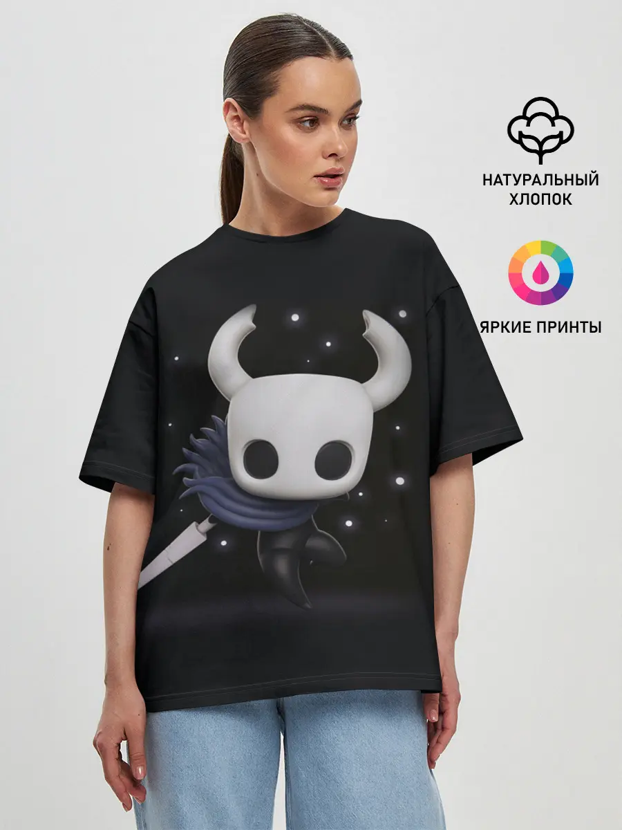 Женская футболка оверсайз / Hollow Knight