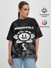 Женская футболка оверсайз / Undertale.