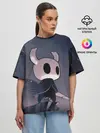 Женская футболка оверсайз / Рыцарь - HOLLOW KNIGHT