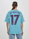 Женская футболка оверсайз / De Bruyne home 19-20