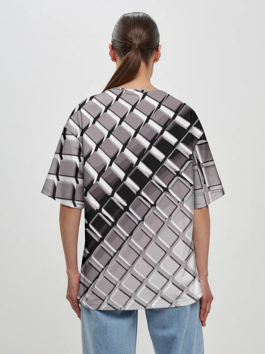 Женская футболка оверсайз / BMW