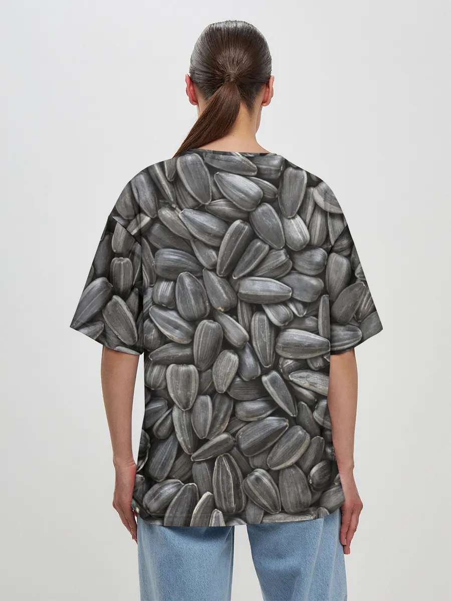 Женская футболка оверсайз / Семечки