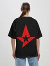 Женская футболка оверсайз / Astralis uniform 2019