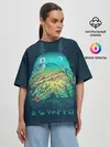 Женская футболка оверсайз / Totoro
