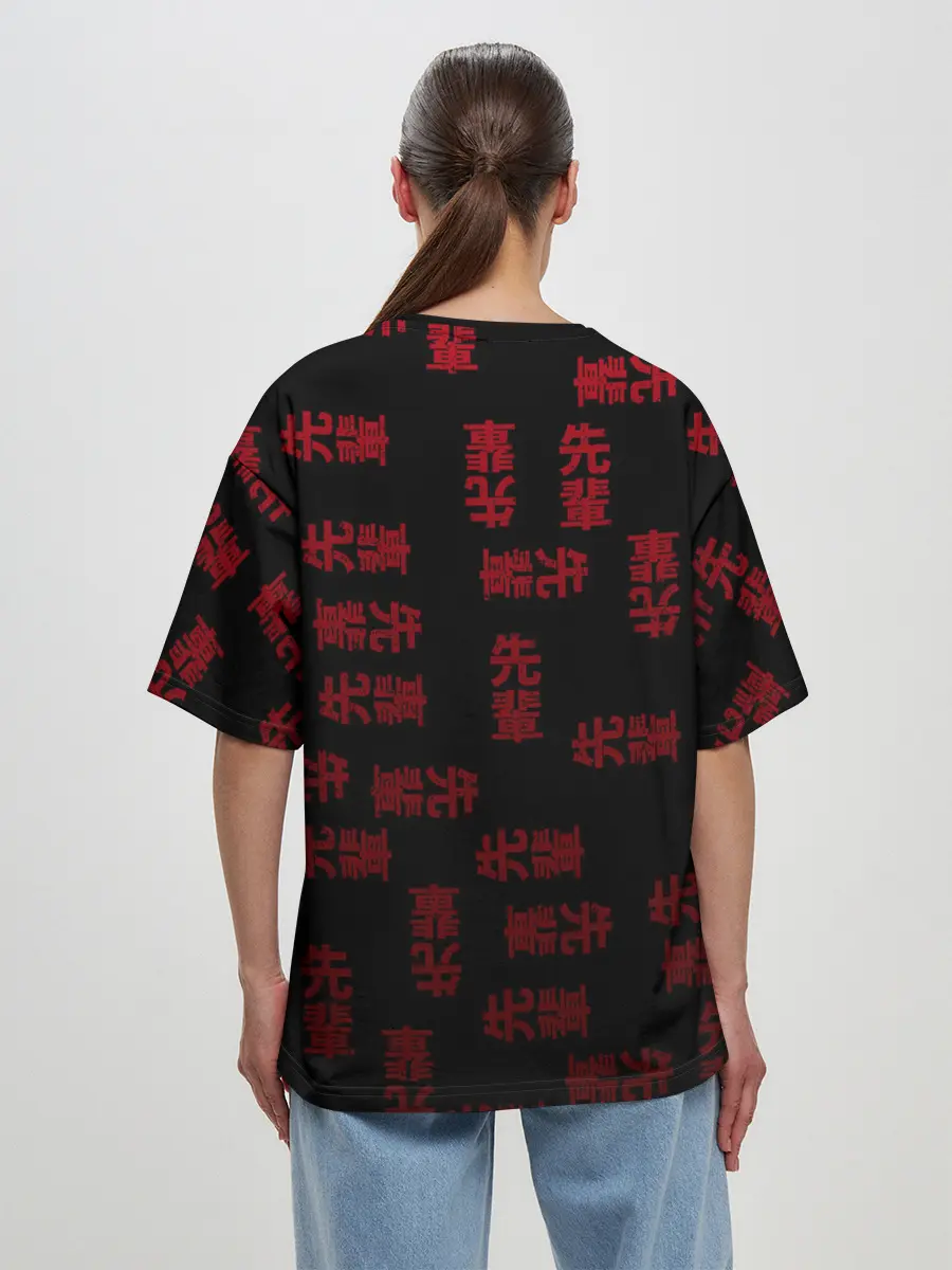 Женская футболка оверсайз / Anime