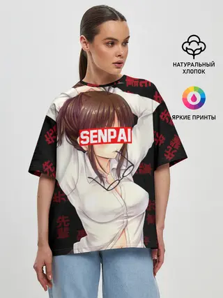 Женская футболка оверсайз / Anime