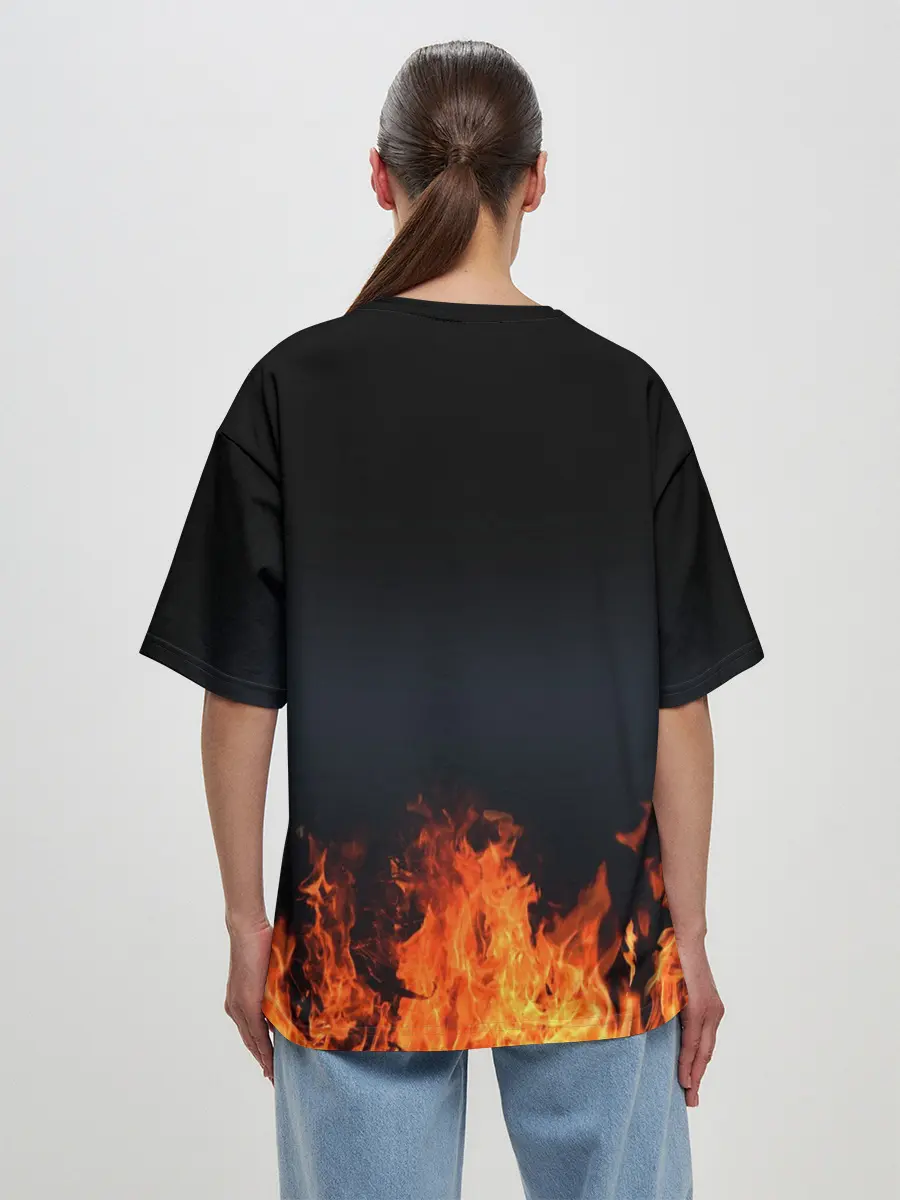 Женская футболка оверсайз / Rammstein