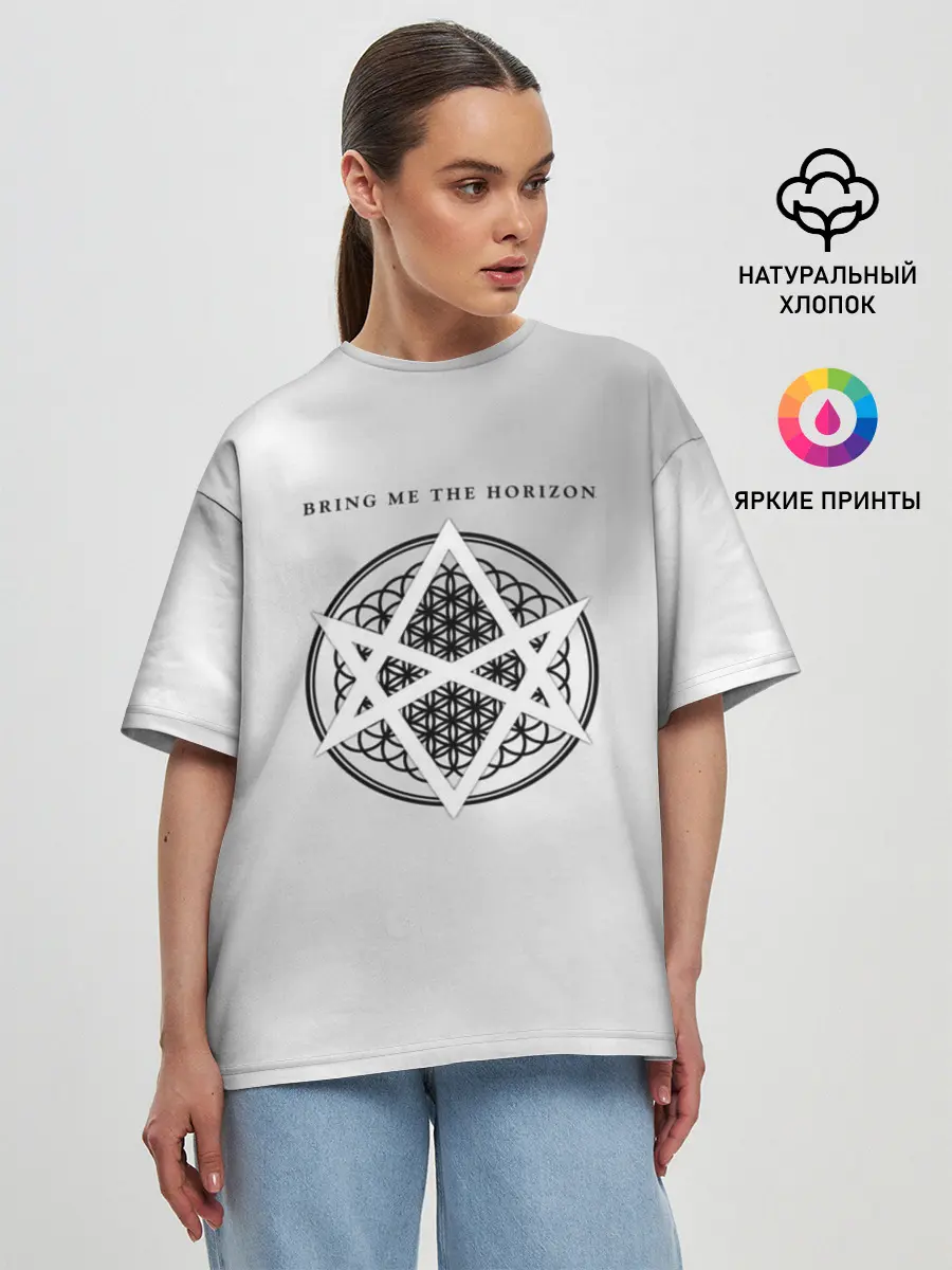 Женская футболка оверсайз / Bring Me the Horizon