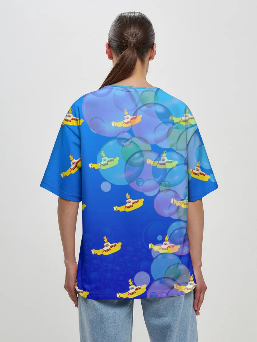 Женская футболка оверсайз / The Beatles