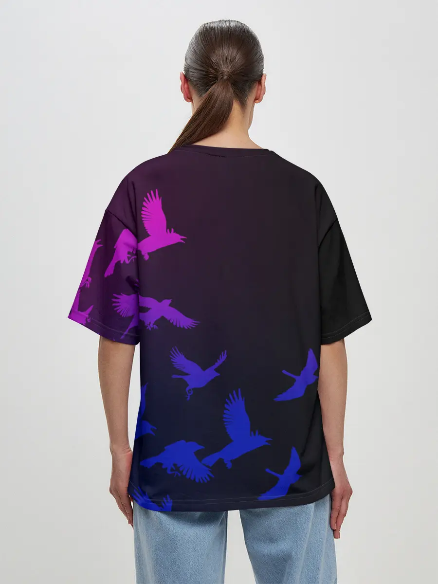 Женская футболка оверсайз / Three Days Grace