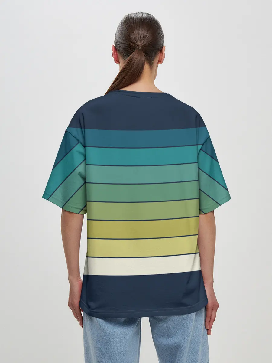 Женская футболка оверсайз / California