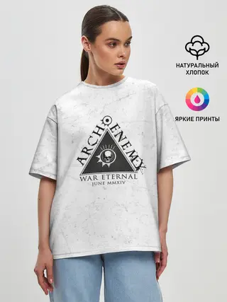 Женская футболка оверсайз / Arch Enemy