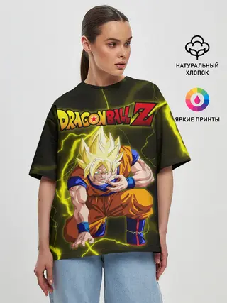 Женская футболка оверсайз / Dragon Ball
