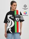 Женская футболка оверсайз / Liverpool