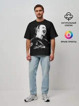 Мужская футболка оверсайз / Zlatan Ibrahimovic