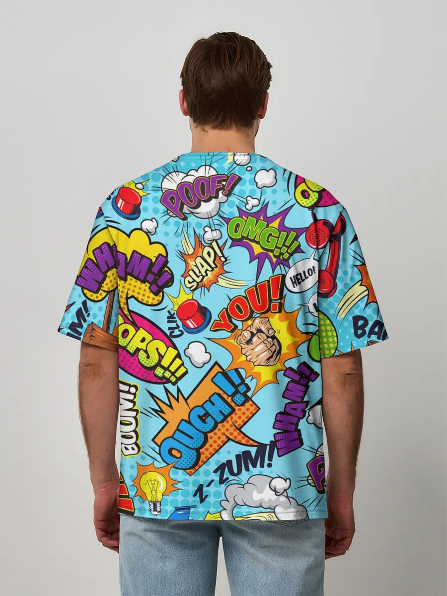 Мужская футболка оверсайз / COMICS ART